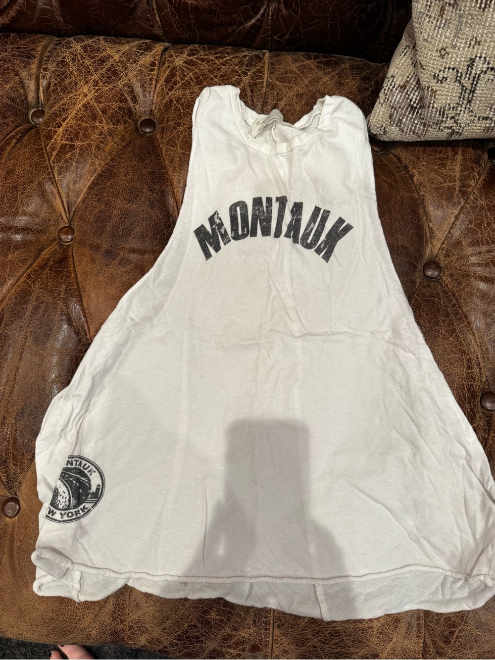 Vintage Havana White ‘Montauk’ Tank